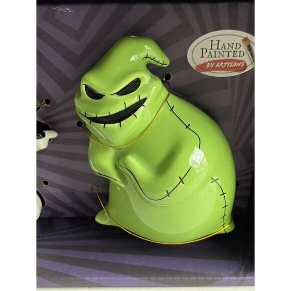 Disney Oogie Boogie And Jack Skellington Salt And Pepper Shakers Halloween NEW - Picture 3 of 9